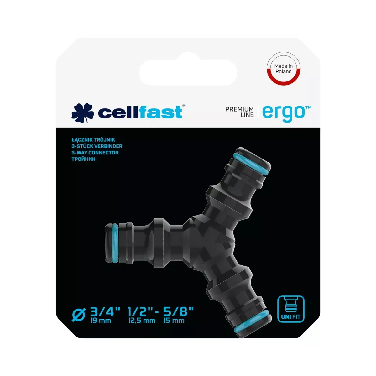 3‑veidu savienotājs Cellfast ERGO Photo 3