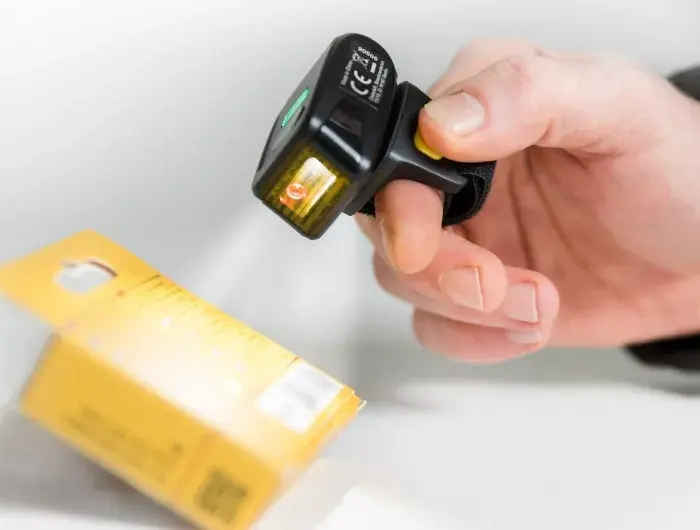 Wearable Barcode Reader DeLOCK Ring Scanner 1D 2D Photo 2