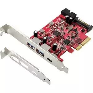 Контроллер-карта PCIe x4 USB 3.2 Gen 2 Renkforce RF-4541492 — 4 порта