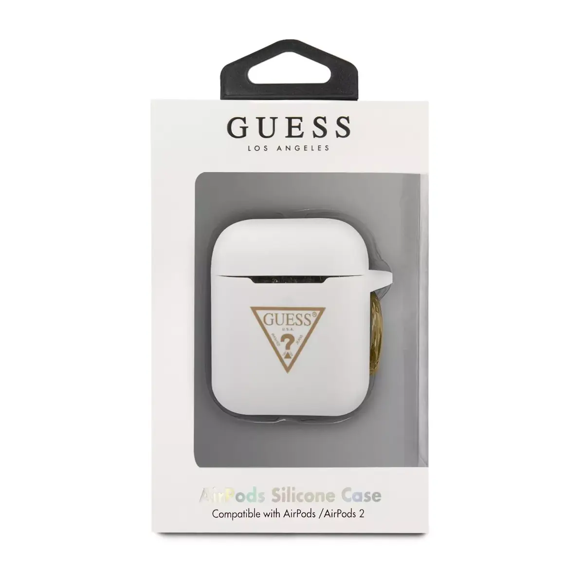 Guess Printed Triangle silikona futrālis Apple AirPods 1 un 2 Photo 1