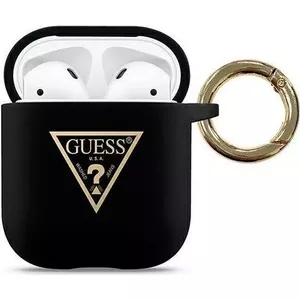 Protective Silicone Case GUESS GUACA2LSTLBK Black for Apple AirPods
