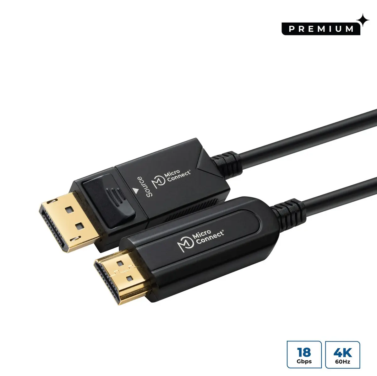 MicroConnect DP-HDMI-1500V1.4OP video kabeļa adapteris