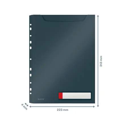 Leitz Cosy Privacy High Capacity Pocket File A4 Black Photo 4