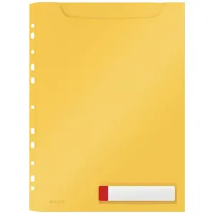 Sheet protector LEITZ 46680019 for A4 (210 x 297 mm) Polypropylene, Yellow, 4 µm thickness
