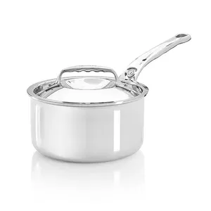 Round Stainless Steel Pot de Buyer Affinity 1.7 L