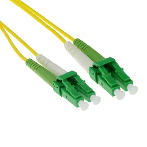 ACT 1.5 meter LSZH Singlemode 9/125 OS2 Fiber Patch Cable Duplex with LC/APC Connectors