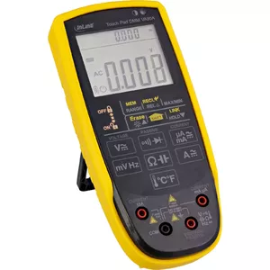 Multimeter InLine 43127 with touch pad, illuminated LED display 62x50 mm, CAT III/CAT IV, AA battery