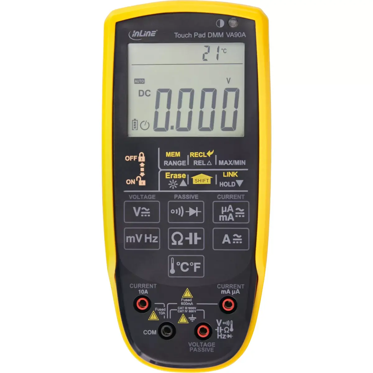 InLine 43127 multimeter with touch pad and LED display Photo 2