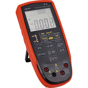 InLine Digital Multimeter 43127 with Touch Pad, Illuminated LED Display, CAT III 1000V, CAT IV, Handheld