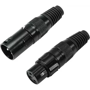 XLR 3-pin connector Omnitronic 30200097 — male/female audio signal connector