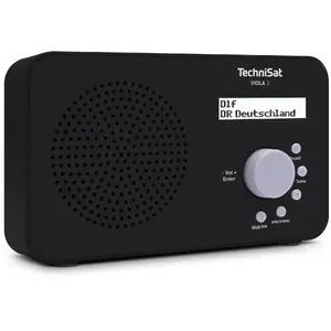 Portable radio TECHNISAT VIOLA 2 – DAB+ & FM, LCD display, 1 W, 3.5 mm jack, black