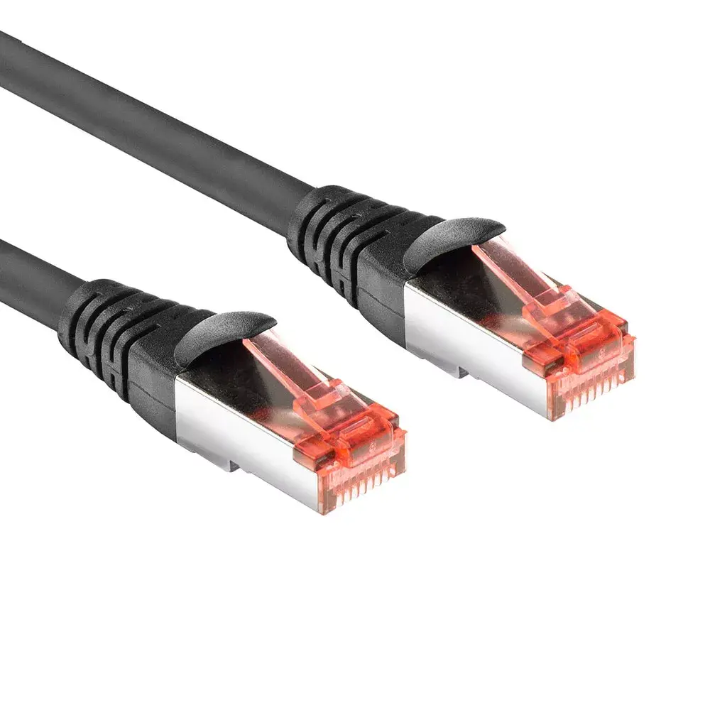 Patch Cable ACT Black 1 meter CAT6A U/FTP PVC Photo 3