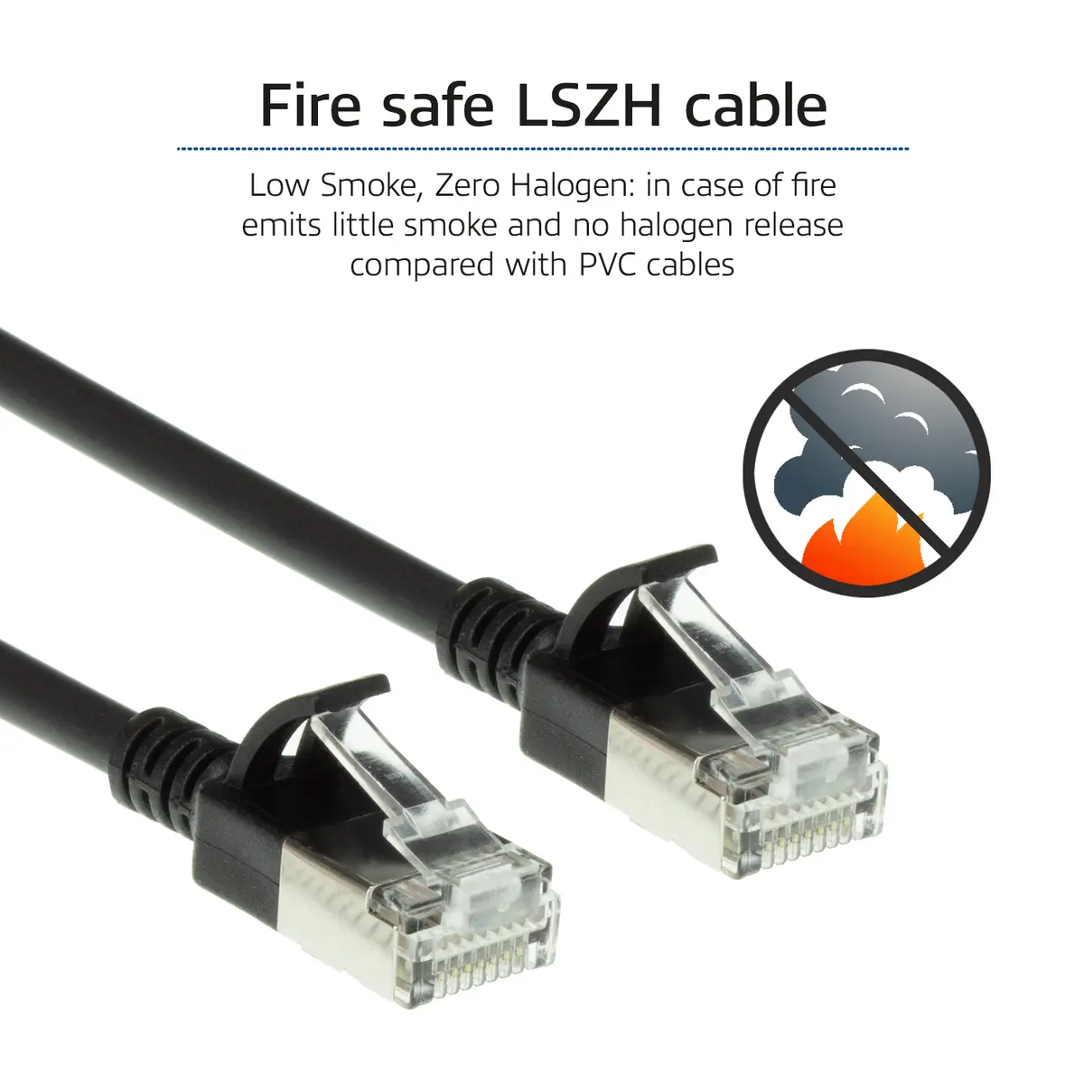 ACT DC7952 Cat6a U/FTP Patch Cable 0.25m Black Photo 8