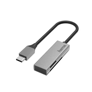 Hama 00200131 card reader USB 3.2 Gen 1 (3.1 Gen 1) Type-C Silver