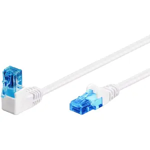Сетевой кабель Wentronic 51536 1м Cat6a U/UTP RJ-45 Белый