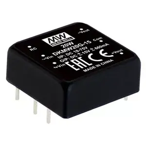 Адаптер/инвертор питания MEAN WELL DKMW20F-12, 20 Вт, 12 В, 0.83 A, RoHS