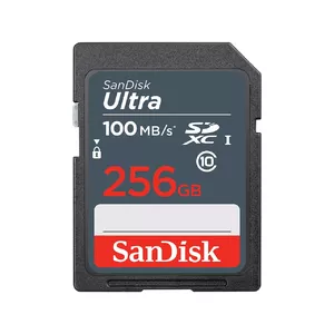 Flash Memory SanDisk 256GB SDXC UHS-I Class 10 SDSDUNR-256G-GN3IN