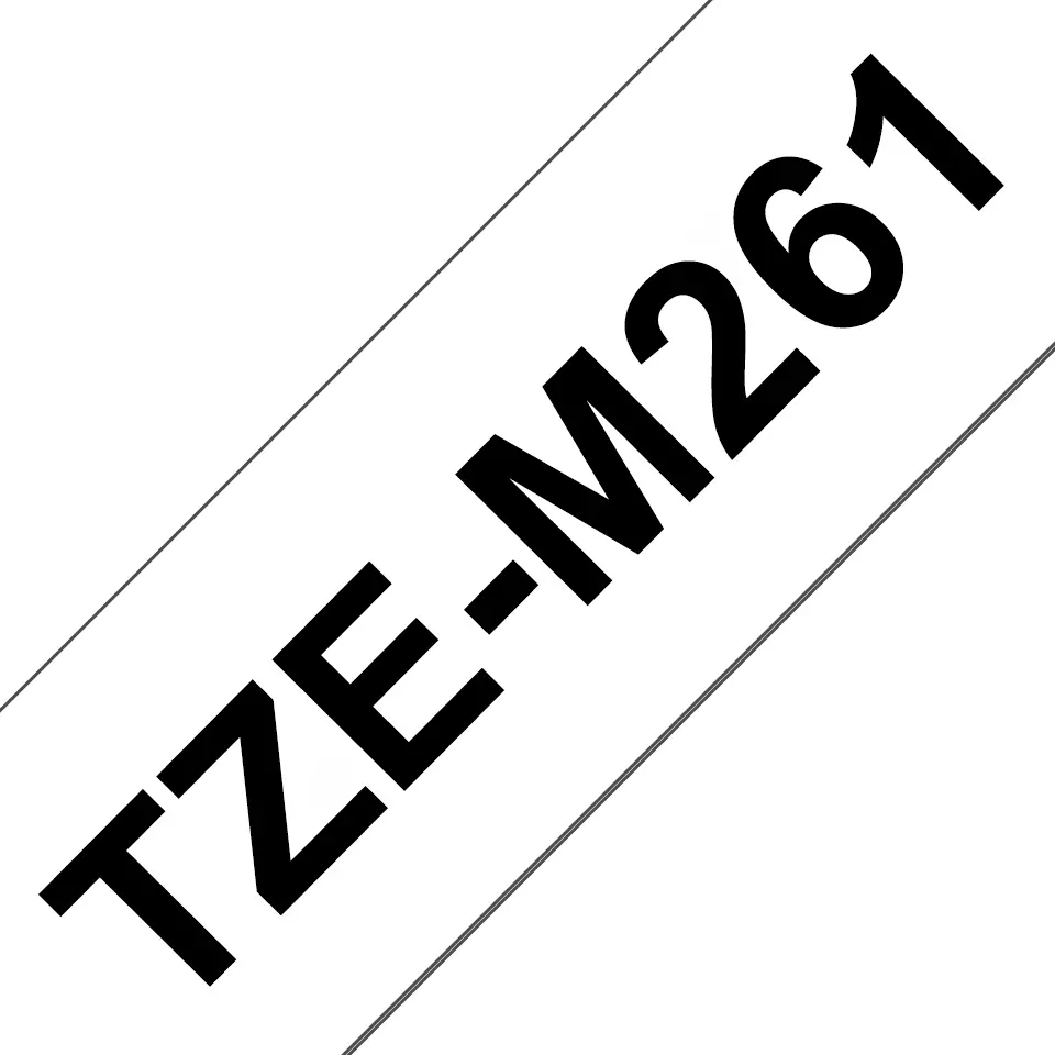 Marķēšanas lente Brother TZE-M261 Melns uz