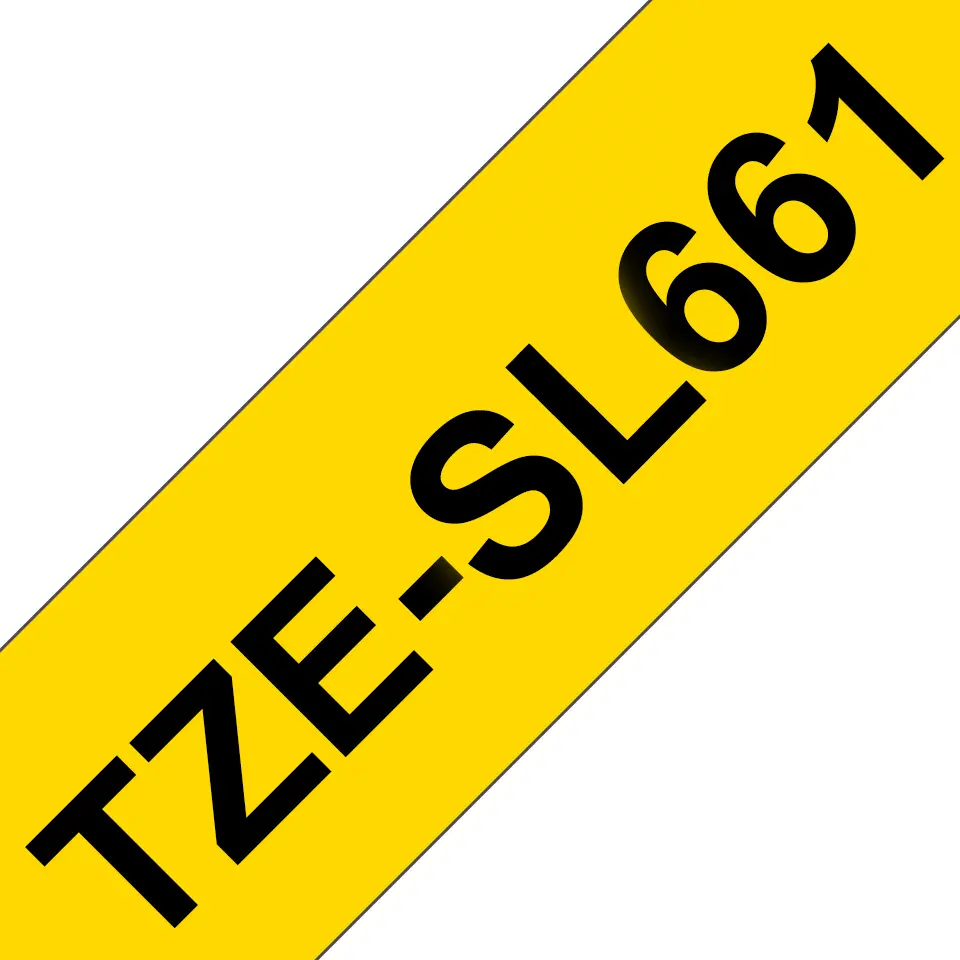 Brother TZE-SL661 Pašlaminējoša uzlīmju lente Melns