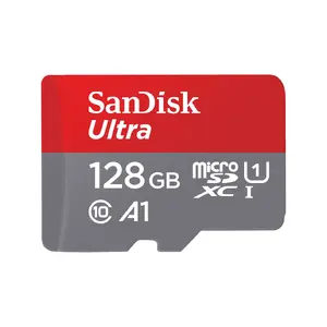 Flash Memory SanDisk 128GB MicroSDXC UHS-I SDSQUNR-128G-GN3MA