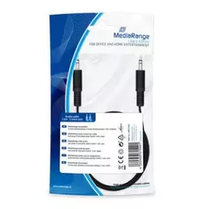 Audio Cable MediaRange MRCS189 1.5m 3.5mm Black