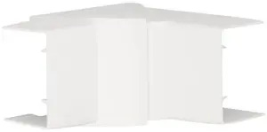 Hager LFF4006049016 Adjustable Internal Corner for LF/LFH Trunking 40x57mm