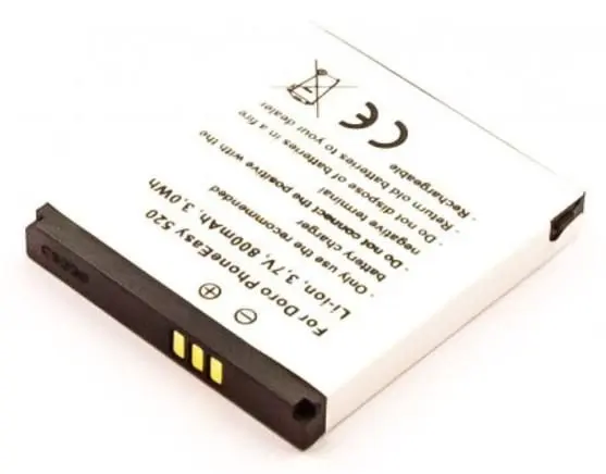 Mobilā tālruņa akumulators CoreParts MBXMISC0055 litija