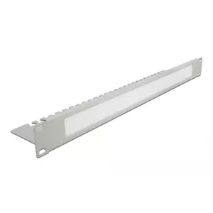 Cable management panel DeLOCK 19" Cable Management Brush Strip 1U grey