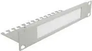 Cable management panel DeLOCK 10" Cable Management Brush Strip 1U grey