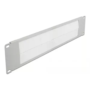 Панель управления кабелями DeLOCK 19" Cable Management Brush Strip 2U grey