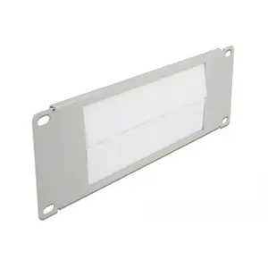 Kabeļu pārvaldības panelis DeLOCK 10" Cable Management Brush Strip 2U pelēks