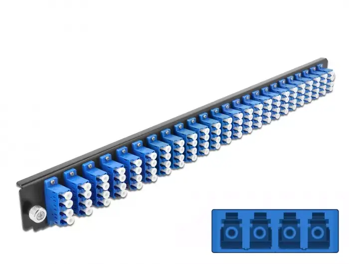 Splice Box Priekšējā Paneļa DeLOCK 19" 24 porti LC Quad Photo 2
