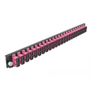 Splice Box Front Panel DeLOCK 19" 24 port SC Duplex violet