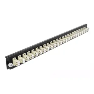 Splice Box Front Panel DeLOCK 19" 43359 24 port LC Duplex beige