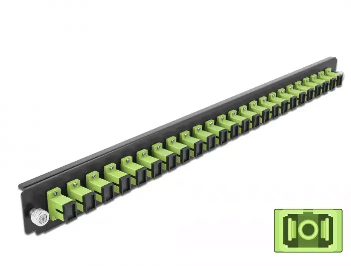 Splice Box Front Panel DeLOCK 19" 24 port SC Simplex Photo 2