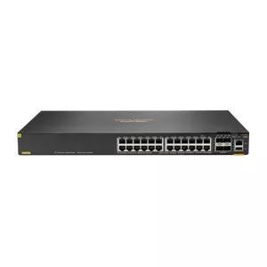 Управляемый L3 коммутатор HP Enterprise Aruba 6300F, 24 порта 1GbE Class 4 PoE, 4 порта SFP56