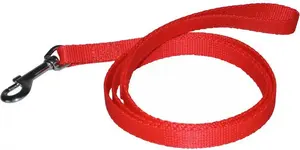 Leash (20–130 cm), Chaba — red adjustable dog lead