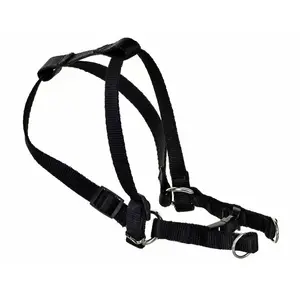 Adjustable Smooth Harness by Chaba — size 3–60 cm, Black