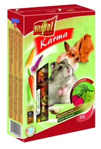 Hay for small pets Vitapol ZVP-1001 — 300 g, suitable for guinea pig, hamster, rabbit