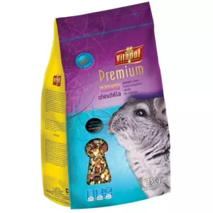 Complete food Vitapol for chinchillas 750 g — balanced pellet mix for adult chinchillas