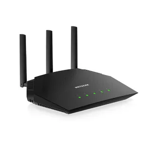 NETGEAR Nighthawk 4-Stream AX1800 WiFi 6 Router (RAX10) bezvadu rūteris Tīkls Gigabit Ethernet Divkāršā frekvenču josla (2.4 GHz / 5 GHz) Melns