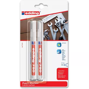 Маркер Edding 750 White 2 шт