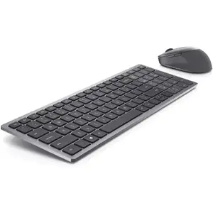 Wireless Keyboard and Mouse Dell KM7120W Bluetooth Titan Gray compact keyboard ergonomic mouse