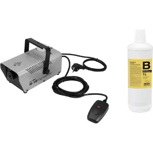 Fog machine EUROLITE N-10 silver with remote control — model 20000538