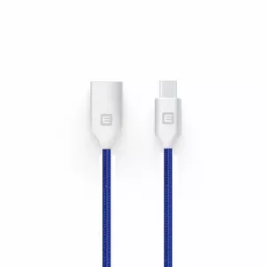 USB Micro-B cable Evelatus EDC04 Blue, 1 m length