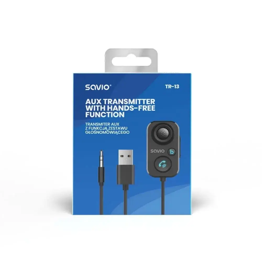 SAVIO TR-13 FM-трансмиттер Bluetooth AUX USB Photo 6