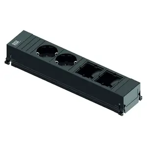 Удлинитель питания Bachmann 916.0601 0.1 м 2 розетки Черный