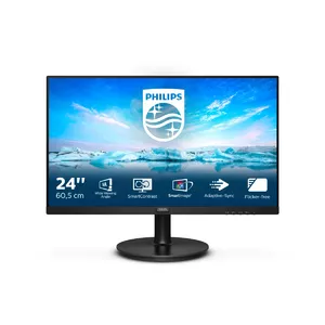 Philips V Line 242V8LA/00 LED display 60.5 cm (23.8") 1920 x 1080 pixels Full HD Black