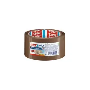 Iepakojumu lente Tesa 58641 Solid & Strong — garums 66 m, platums 50 mm