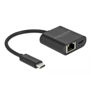 Адаптер USB Type-C DeLOCK 66644 Gigabit LAN Power Delivery